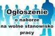 Ogłoszenie o naborze na wolne stanowisko urzędnicze podinspektora ds. księgowości budżetowej w Urzędzie Gminy Nur