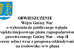 Obwieszczenie Wójta Gminy Nur o wyłożeniu do publicznego wglądu projektu miejscowego planu zagospodarowania przestrzennego Gminy Nur – etap II (tereny rolne) wraz z prognozą oddziaływania na środowisko w/w planu